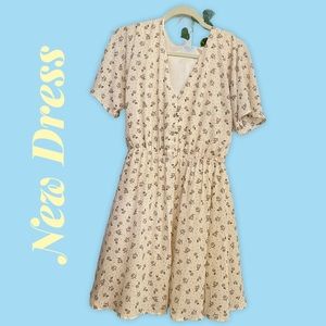 Flower print dress